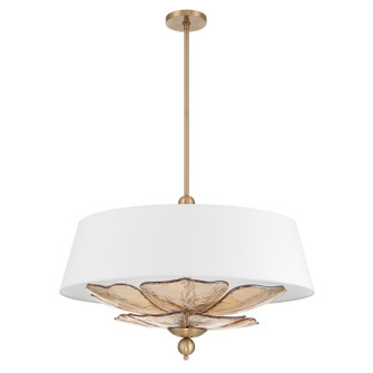 Bellflower Five Light Convertible Pendant in Champagne Gold (577|208351A)