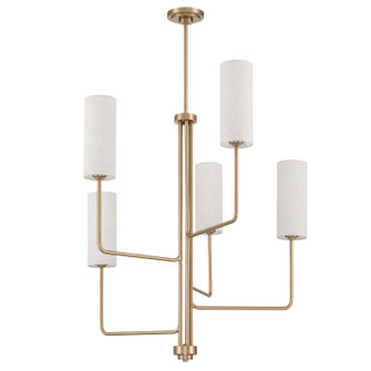 Quinn Five Light Chandelier in Champagne Gold (577|208295A)