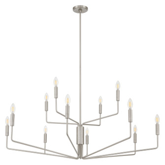 Dylan 12 Light Chandelier in Brushed Nickel (577|208275A)