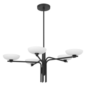 Roslyn LED Chandelier in Textured Black (577|208266A)