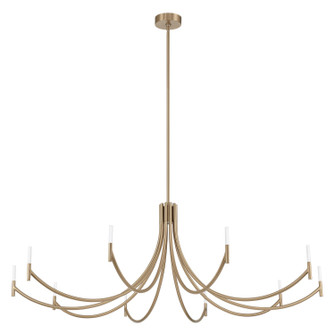 Allegretto LED Chandelier in Champagne Gold (577|208208A)