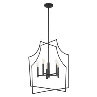 Declan Five Light Pendant in Matte Black (577|208202A)