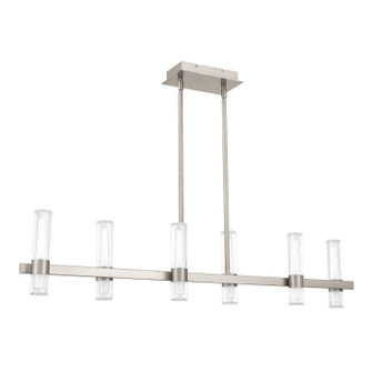Ristretto LED Linear Chandelier in Brushed Nickel (577|208112A)