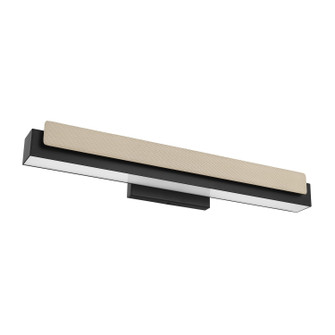 Grazia LED Vanity Light in Matte Black, Satin Nickel (577|208105A)
