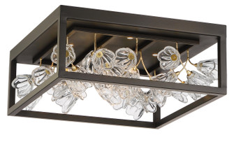 Maison Des Fleurs LED Flush Mount in Regal Bronze With Empire Gold Leaf (29|N7964-730-L)