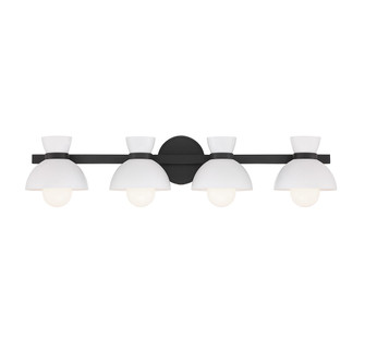 Four Light Bathroom Vanity in Matte Black (446|M80076MBK)
