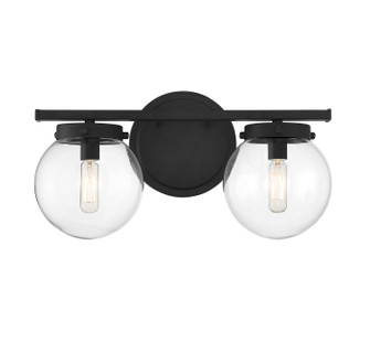 Two Light Bathroom Vanity Light in Matte Black (446|M80046MBK)