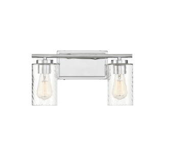 Mbath Two Light Bathroom Vanity Light in Chrome (446|M80037CH)