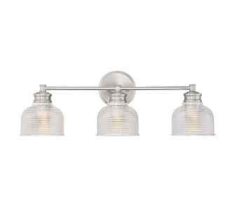 Mbath Three Light Bathroom Vanity Light in Brushed Nickel (446|M80035BN)