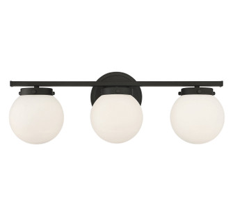 Three Light Bathroom Vanity in Matte Black (446|M80023MBK)