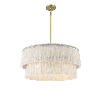 Five Light Pendant in Natural Brass (446|M7037NFR)