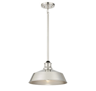One Light Pendant in Polished Nickel (446|M7021PN)