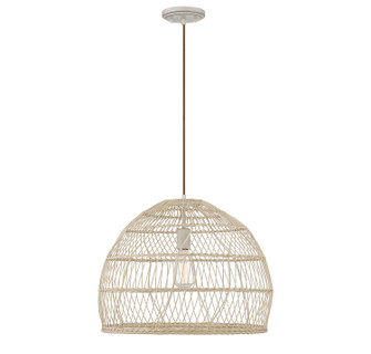 One Light Pendant in Natural Rattan w/Matching (446|M70106NR)