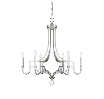 Six Light Chandelier in Polished Nickel (446|M10083PN)