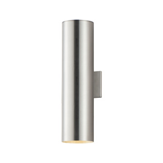 Outpost LED Outdoor Wall Sconce in Brushed Aluminum (16|86405AL)