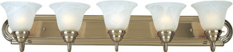 Essentials - 801x Five Light Bath Vanity in Satin Nickel (16|8015MRSN)