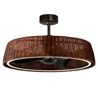 Tulum LED Fandelight in Dark Bronze (16|61014NADBZ)