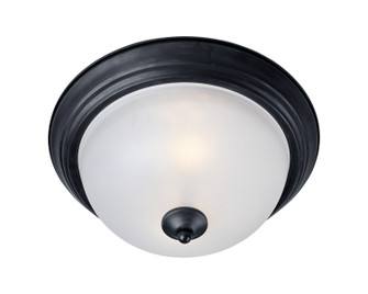 Essentials - 584x Two Light Flush Mount in Black (16|5841FTBK)