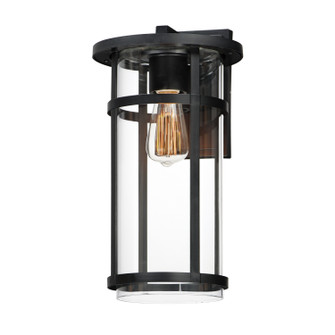 Clyde Vivex One Light Outdoor Wall Sconce in Black (16|40625CLBK)