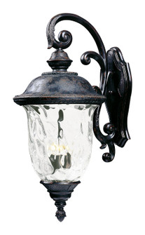 Carriage House DC Three Light Outdoor Wall Lantern in Oriental Bronze (16|3498WGOB)