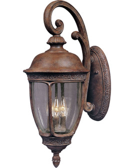 Knob Hill DC Three Light Outdoor Wall Lantern in Sienna (16|3466CDSE)