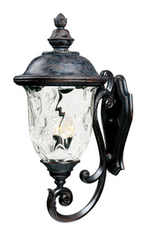 Carriage House DC Three Light Outdoor Wall Lantern in Oriental Bronze (16|3425WGOB)