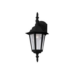 Builder Cast One Light Outdoor Wall Lantern in Black (16|3002CLBK)