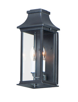 Vicksburg Two Light Outdoor Wall Lantern in Black (16|30025CLBK)