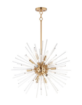 Polaris 12 Light Pendant in Satin Brass (16|28664CLSBR)