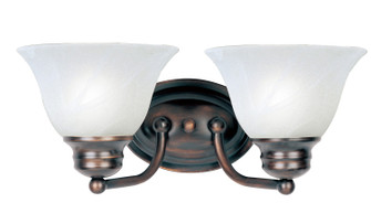 Malaga Two Light Bath Vanity in Oil Rubbed Bronze (16|2687MROI)