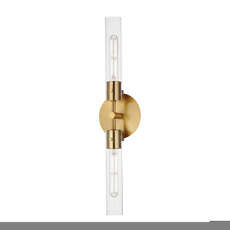 Equilibrium LED Wall Sconce in Natural Aged Brass (16|26370CLNAB)