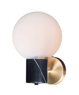 Vesper One Light Wall Sconce in Satin Brass / Black (16|26030SWSBRBK)