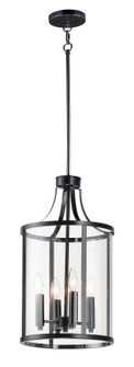 Sentinel Four Light Pendant in Black (16|25253CLBK)