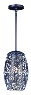 Arabesque One Light Mini Pendant in Oil Rubbed Bronze (16|24153CGOI)