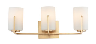 Dart Three Light Bath Vanity in Satin Brass (16|21283SWSBR)
