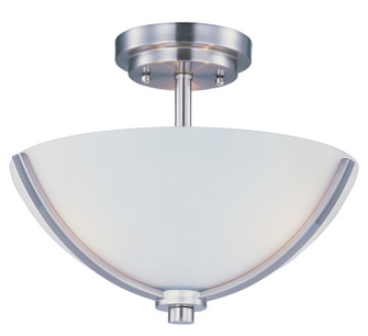 Deven Three Light Semi-Flush Mount in Satin Nickel (16|20031SWSN)