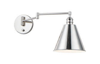 Library One Light Wall Sconce in Polished Nickel (16|12220PN)