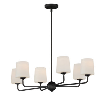 Bristol Six Light Chandelier in Anthracite (16|12096SWAR)