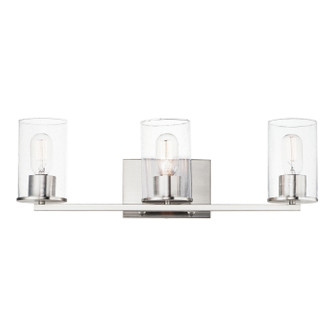 Sleek Three Light Bath Vanity in Satin Nickel (16|11843CDSN)