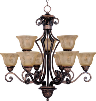 Symphony Nine Light Chandelier in Oil Rubbed Bronze (16|11245SAOI)