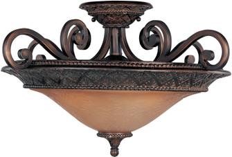 Symphony Three Light Semi-Flush Mount in Oil Rubbed Bronze (16|11241SAOI)