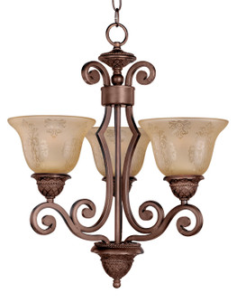 Symphony Three Light Chandelier in Oil Rubbed Bronze (16|11235SAOI)