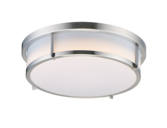 Rogue E26 Two Light Flush Mount in Satin Nickel (16|10272WTSN)