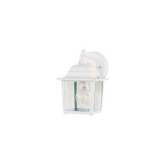 Builder Cast One Light Outdoor Wall Lantern in White (16|1025WT)