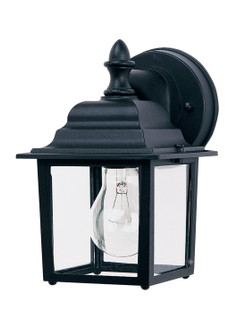 Builder Cast One Light Outdoor Wall Lantern in Black (16|1025BK)