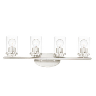 Corona Four Light Bath Vanity in Satin Nickel (16|10214CLSN)