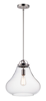 Stella One Light Pendant in Satin Nickel (16|10093CLSN)