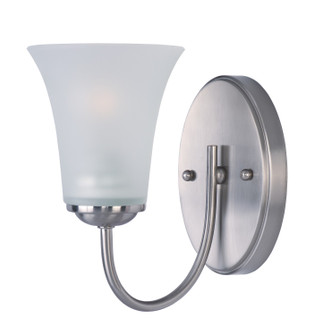 Logan One Light Bath Vanity in Satin Nickel (16|10051FTSN)