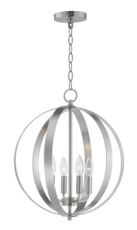 Provident Four Light Chandelier in Satin Nickel (16|10031SN)