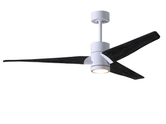 Super Janet 52''Ceiling Fan in Gloss White (101|SJ-WH-BK-52)